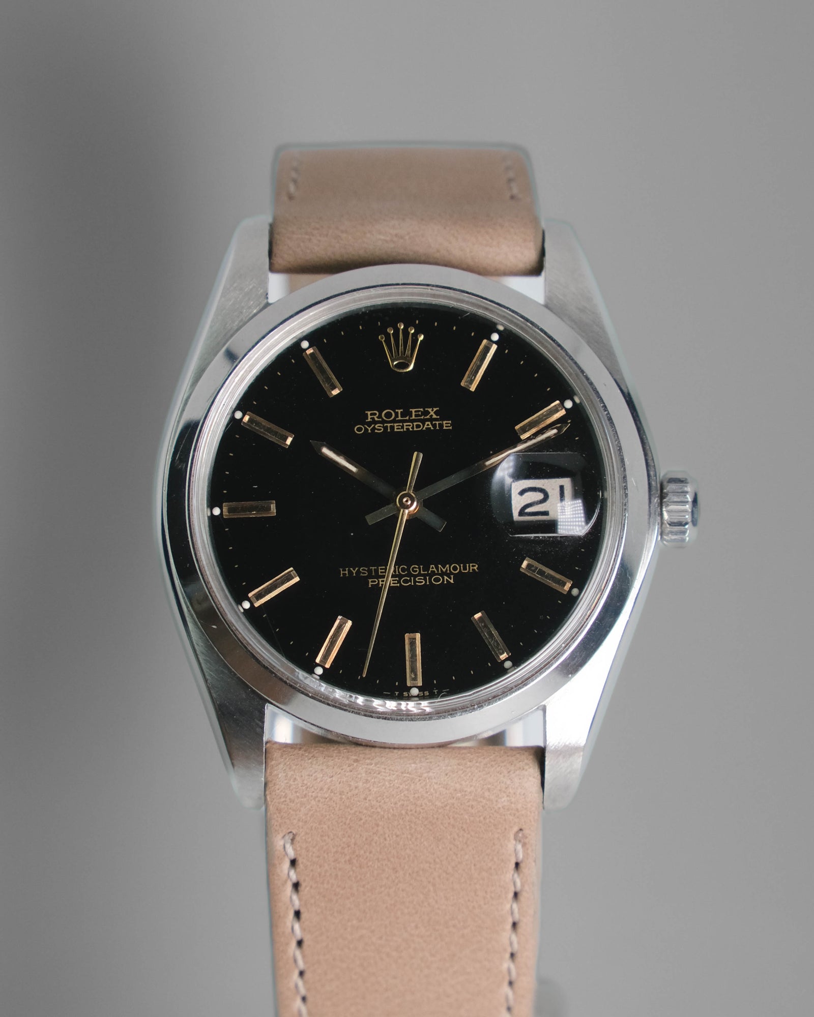 Rolex 6694 Black gilt Dial from HYSTERIC GLAMOUR 1974 – Perpetual