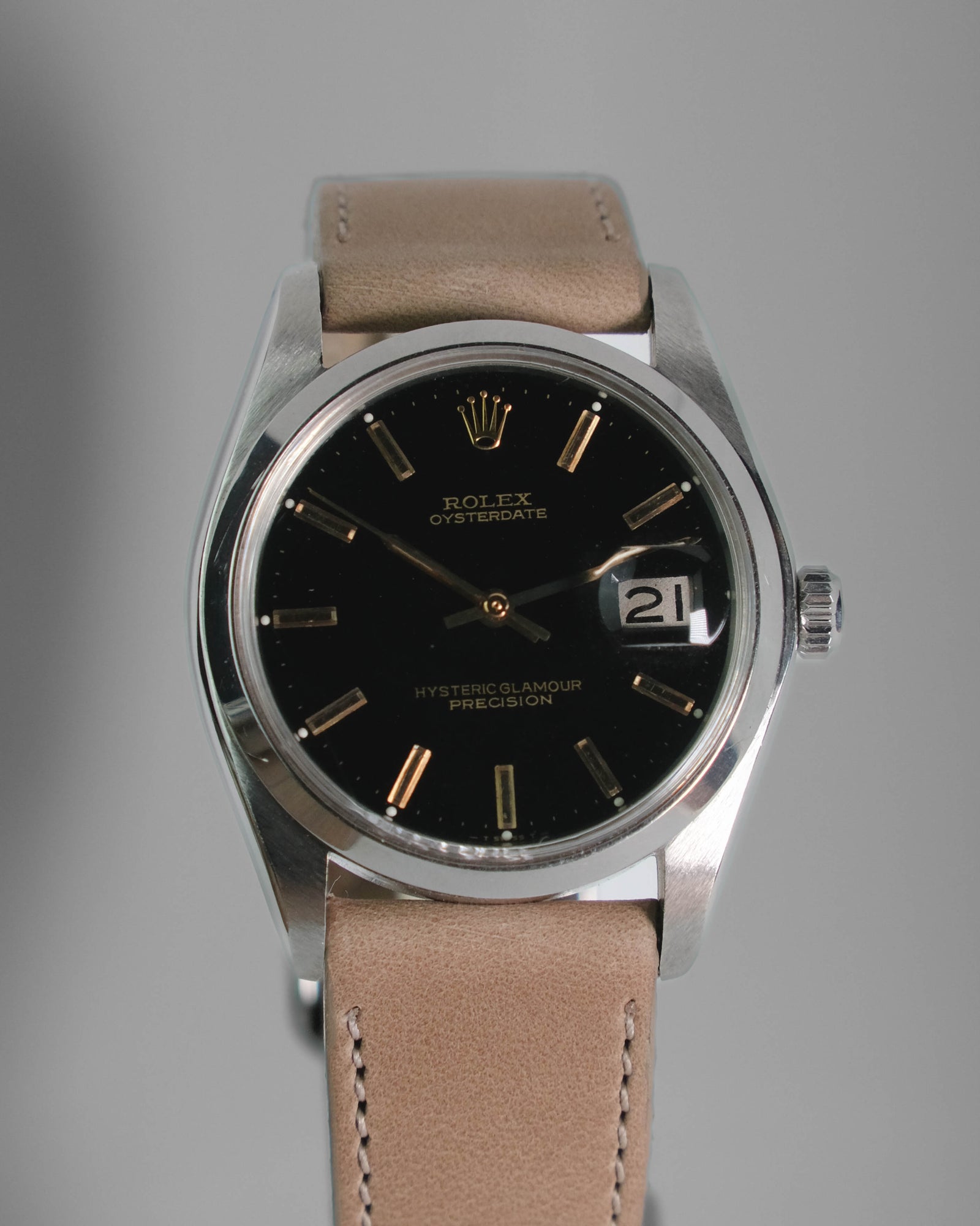 Rolex 6694 Black gilt Dial from HYSTERIC GLAMOUR 1974 – Perpetual