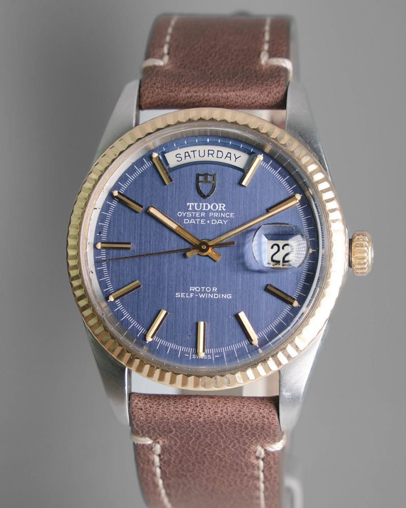 Tudor Date Day JUMBO blue dial 7019/3 from 1969 – Perpetual Watch