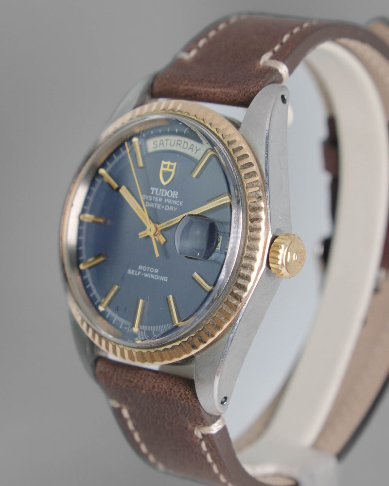 Tudor Date Day JUMBO blue dial 7019/3 from 1969 – Perpetual Watch