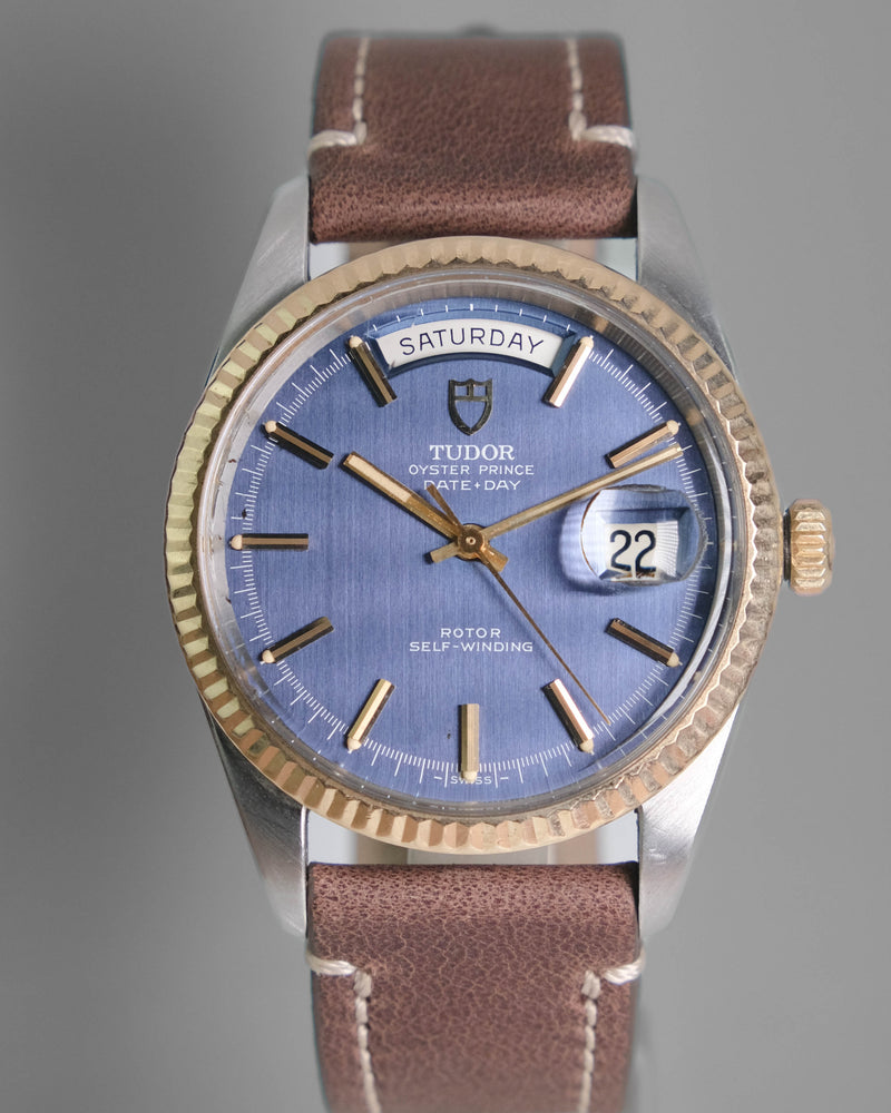 TUDOR Date-Day 自動巻き 7019/3 Tudor Date Day JUMBO blue dial 7019/3 from 1969 – Perpetual Watch