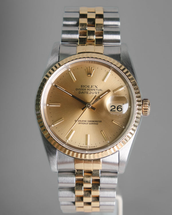 Rolex Datejust 16233 from 1987 Champagne
