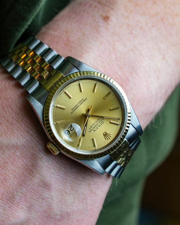 Rolex Datejust 16233 from 1987 Champagne