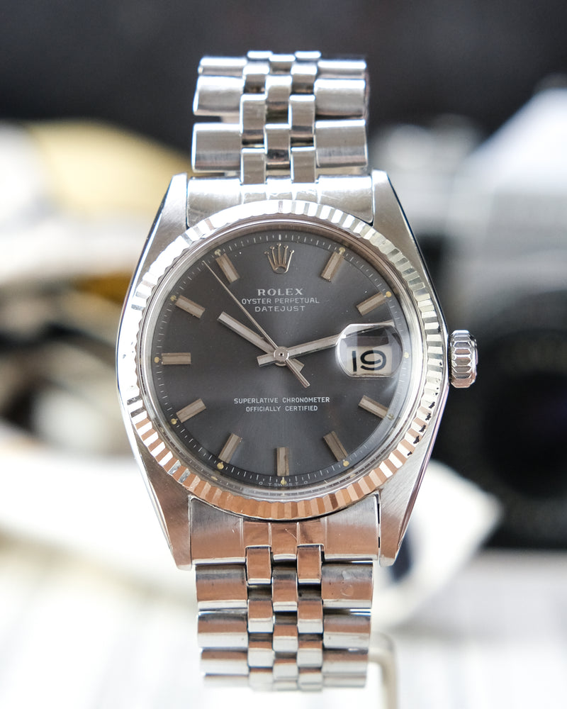 Rolex 1601 Datejust Light Grey Wide boy – Perpetual Watch Lover (PWL)