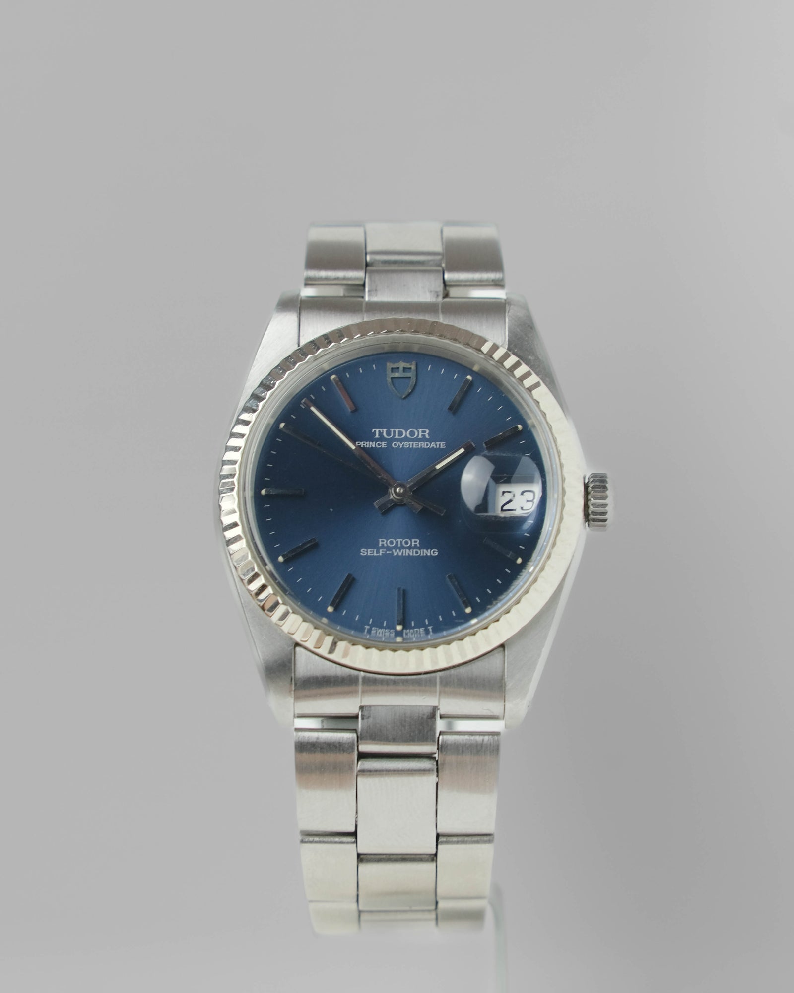 Tudor Oysterdate ref74034 Blue dial – Perpetual Watch Lover (PWL)