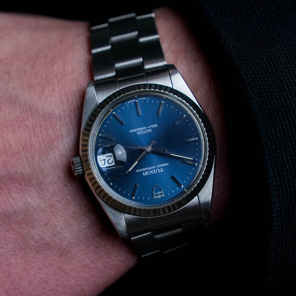 Tudor Oysterdate ref74034 Blue dial – Perpetual Watch Lover  display picture 1