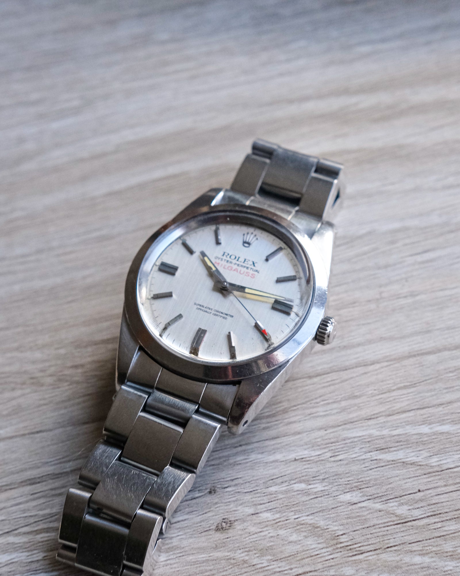 Rolex Milgaus reference 1019 silver dial – Perpetual Watch Lover (PWL)