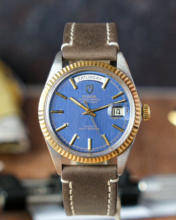 Tudor 7019/3 Date Day Blue dial