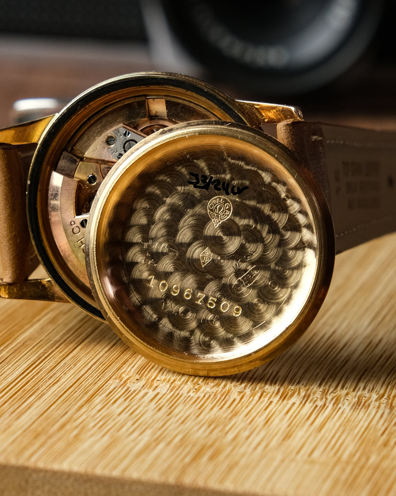 Omega bumper Yellow gold Chronometer