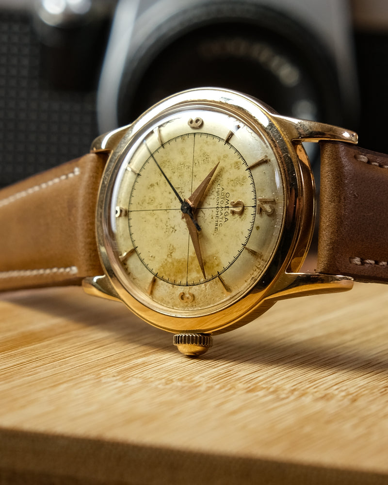 Omega bumper Yellow gold Chronometer