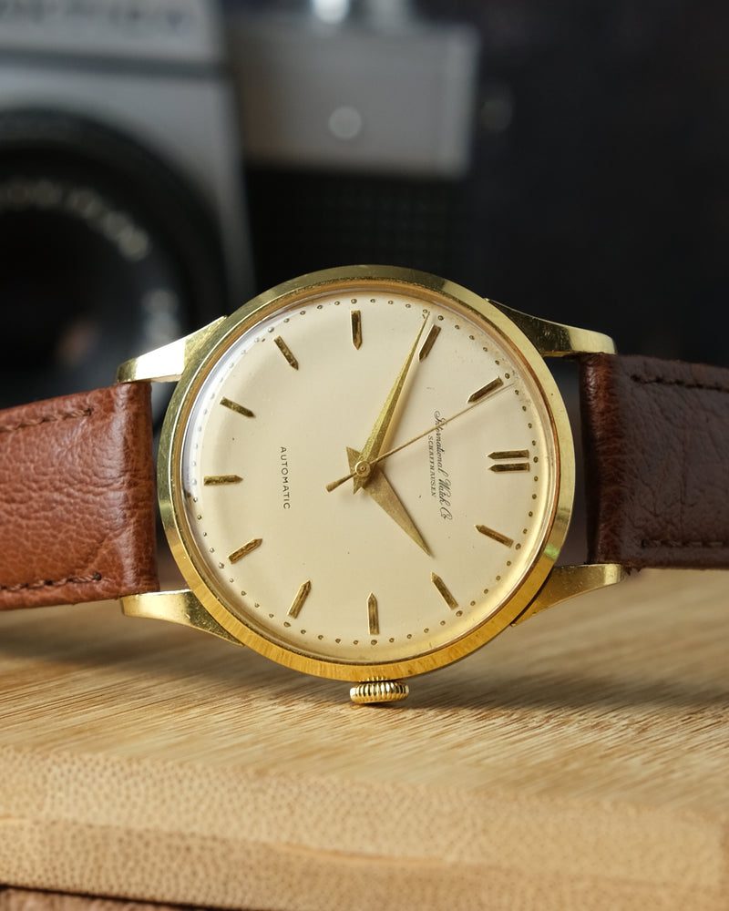 IWC International watch company in Yellow gold cal 852