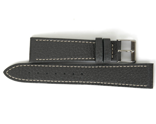 italian grey crossed pattern strap