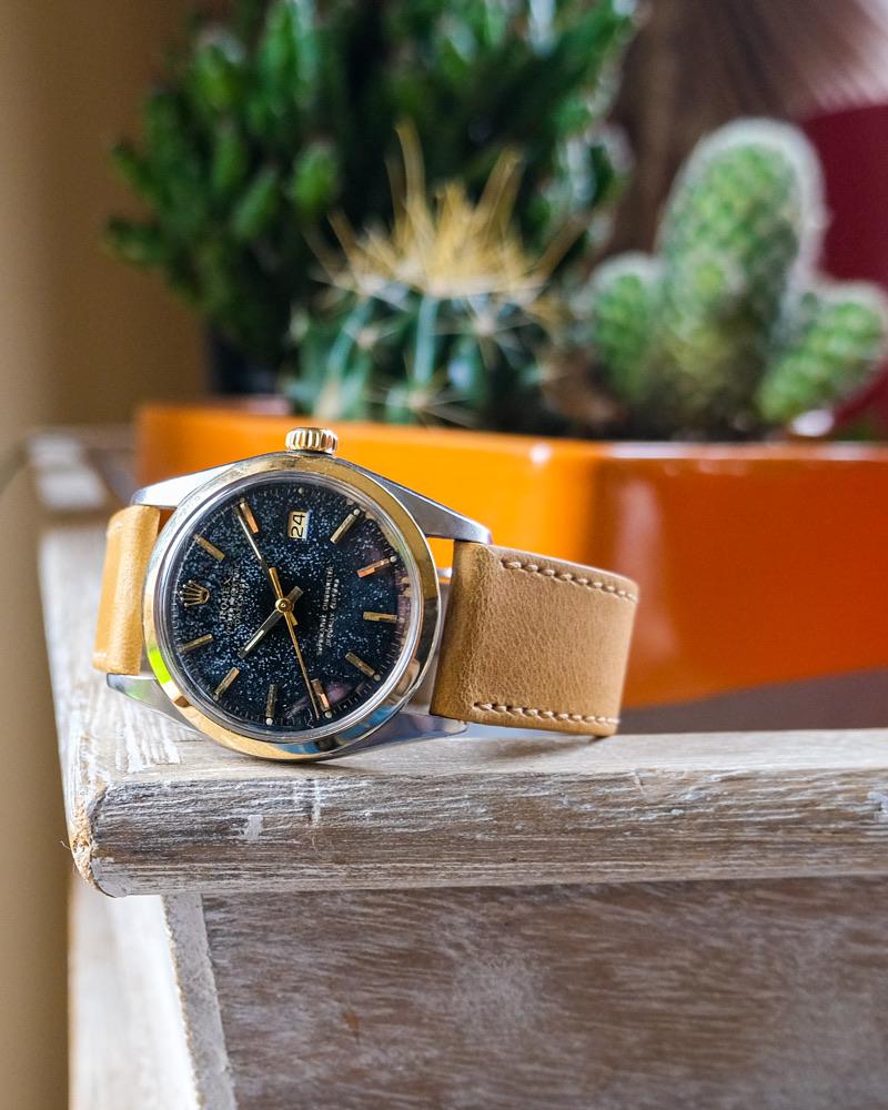 Calf leather - Honey Bee Yellow Perpetual Watch Lover 