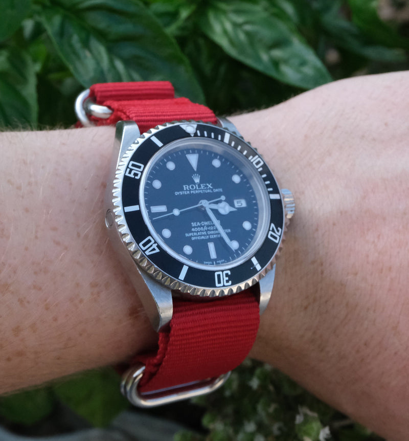 Deluxe Nato - Red Perpetual Watch Lover 