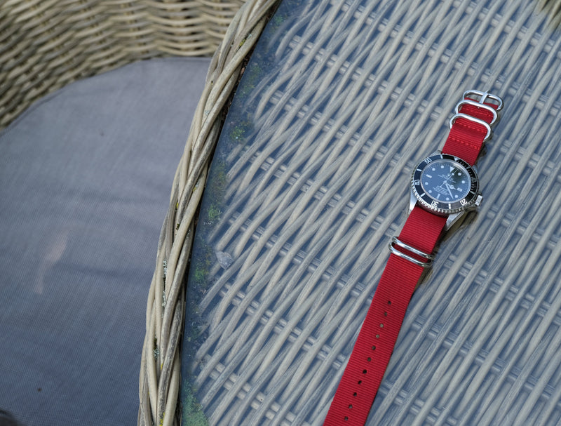 Deluxe Nato - Red Perpetual Watch Lover 