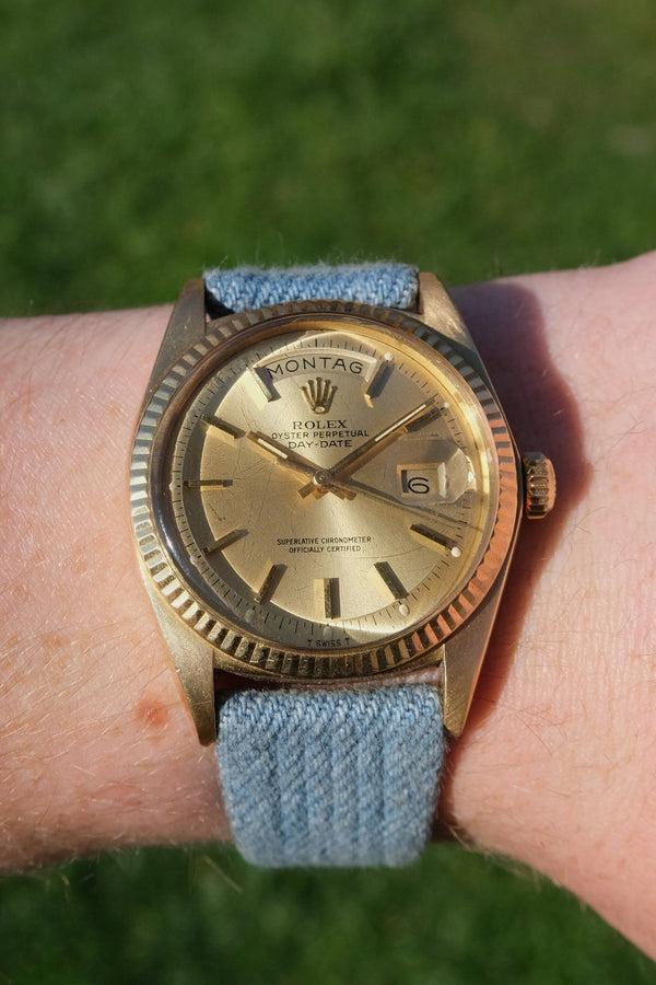 Jeans, like a jeans jacket -Nos Strap-By Benneton for Bulova Perpetual Watch Lover 