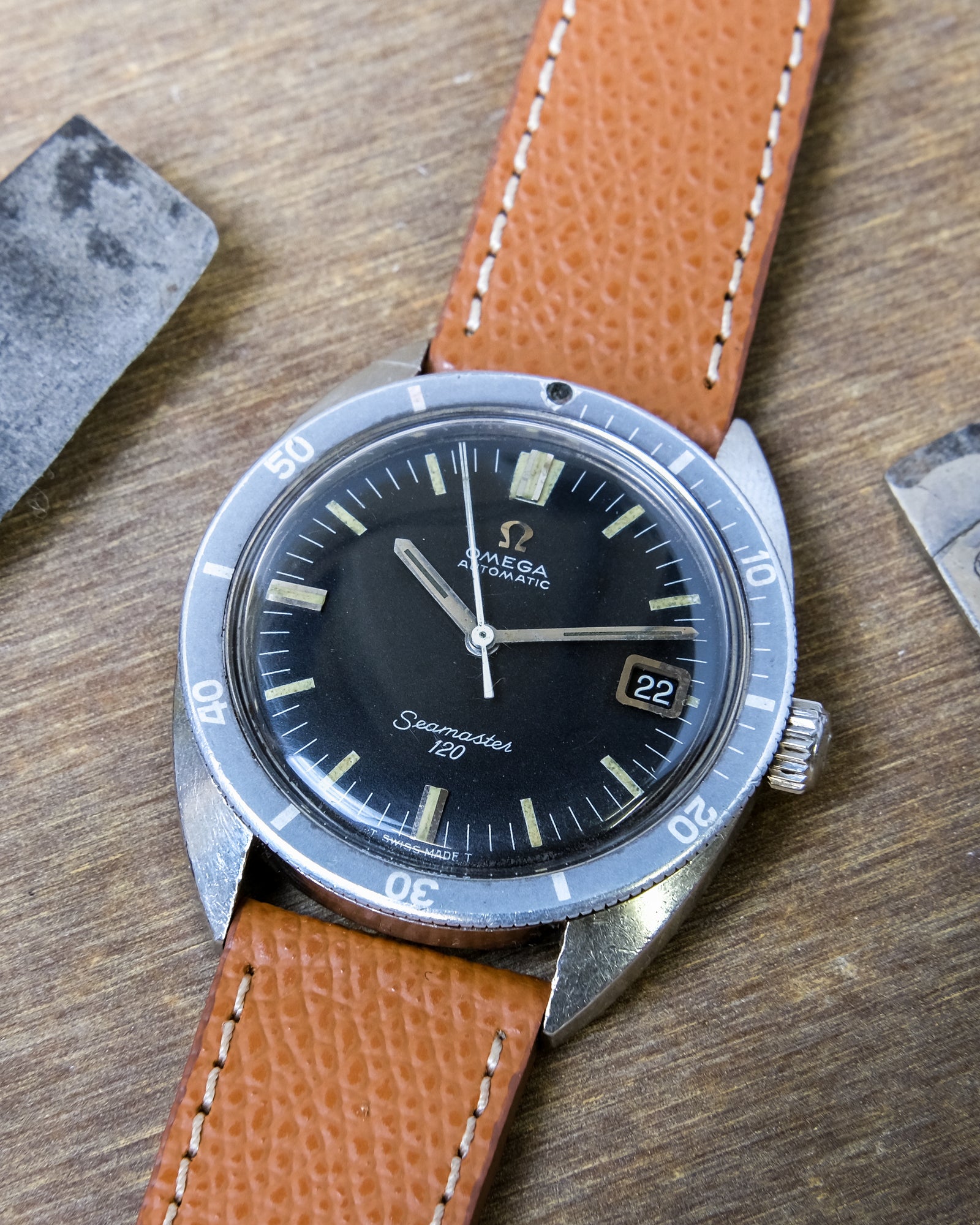Omega seamaster 120 ghost bezel 166.027 – Perpetual Watch Lover (PWL)